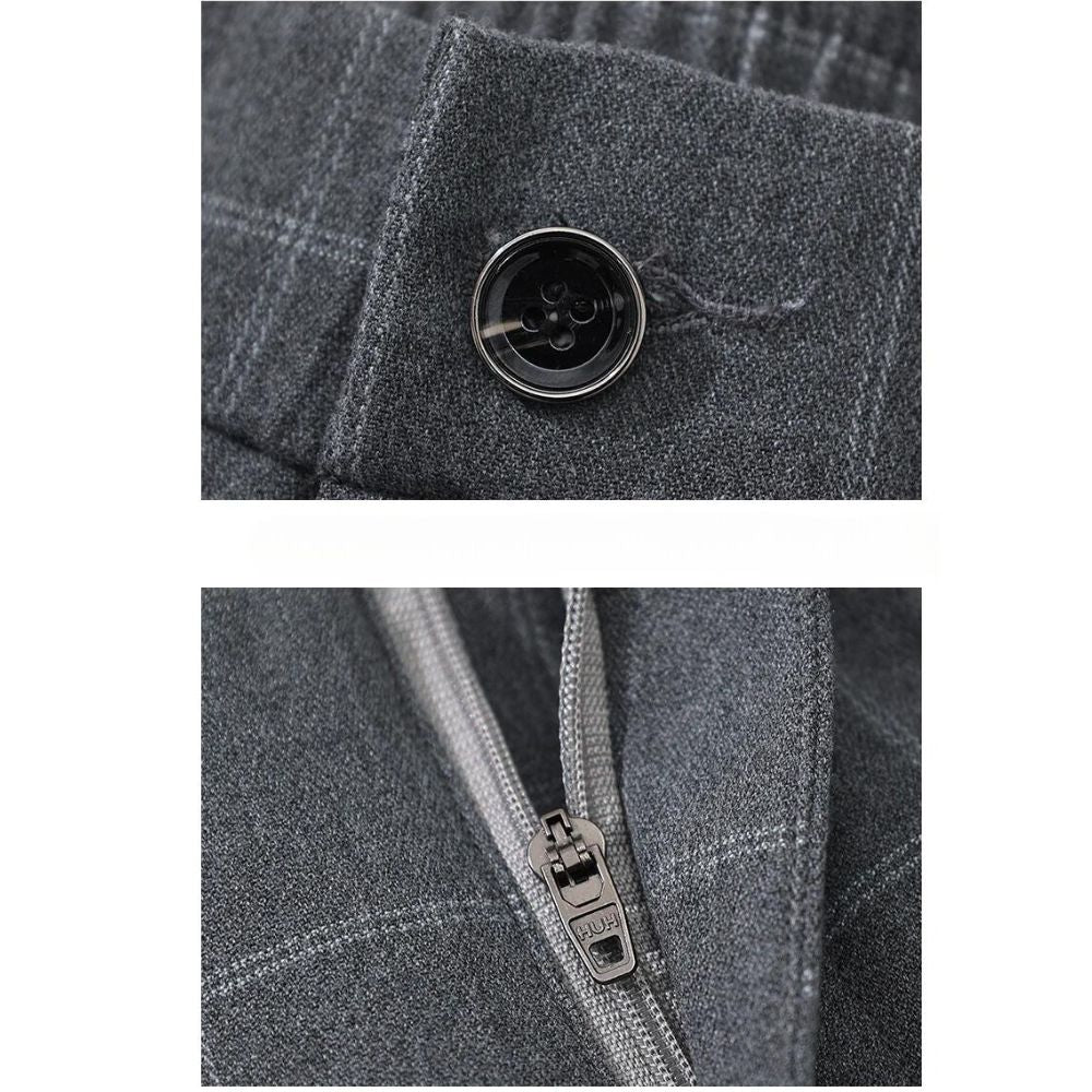 Calça Social Xadrez Masculina Lince