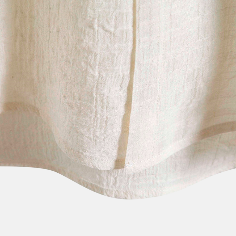 Camisa Manga Curta Lince Playa Off White