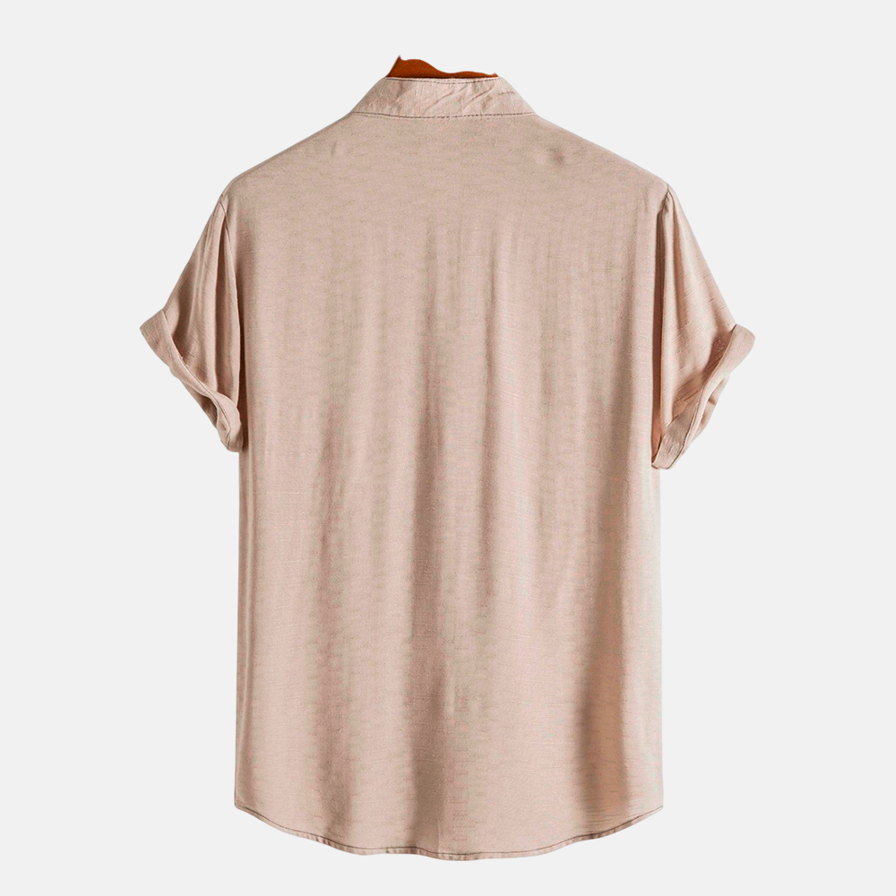 Camisa Masculina Lisa Gola Padre Lince