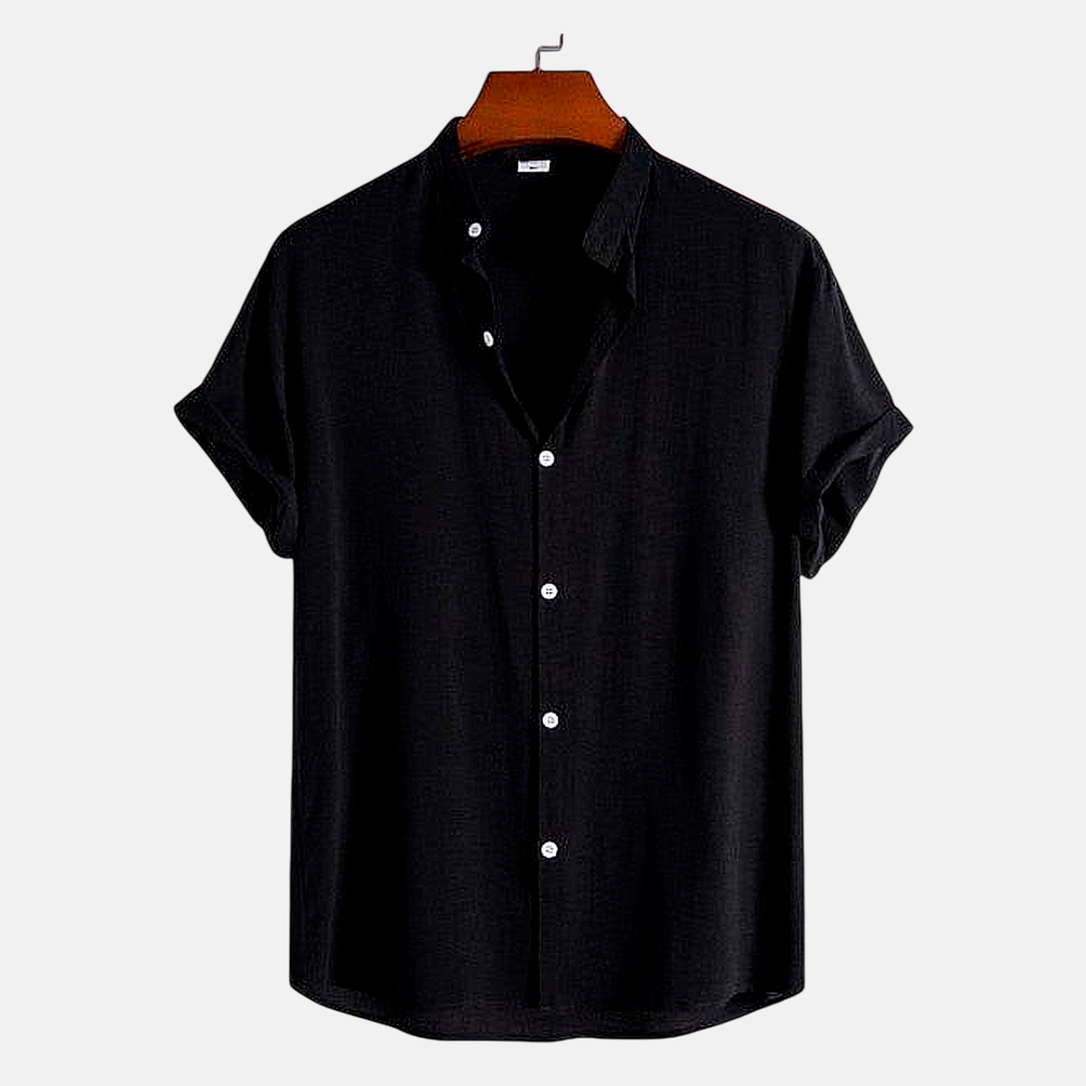 Camisa Masculina Lisa Gola Padre Lince