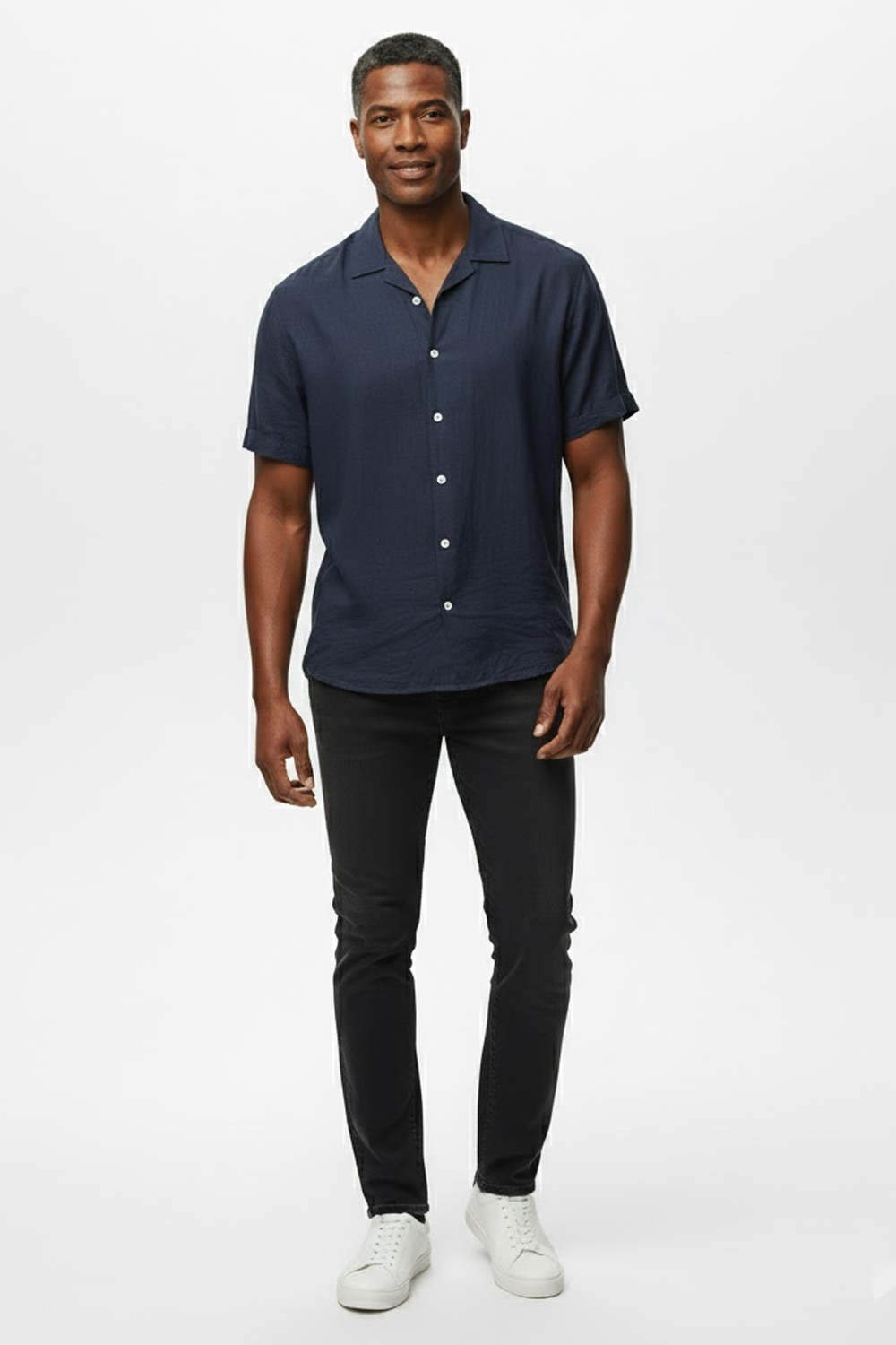 Camisa Manga Curta Lisa Lince Everyday