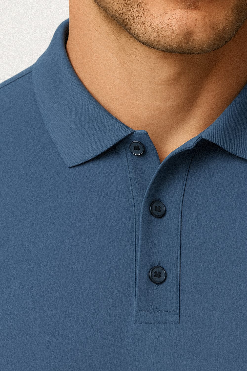 Camisa Polo Masculina em Seda Gelo Lince