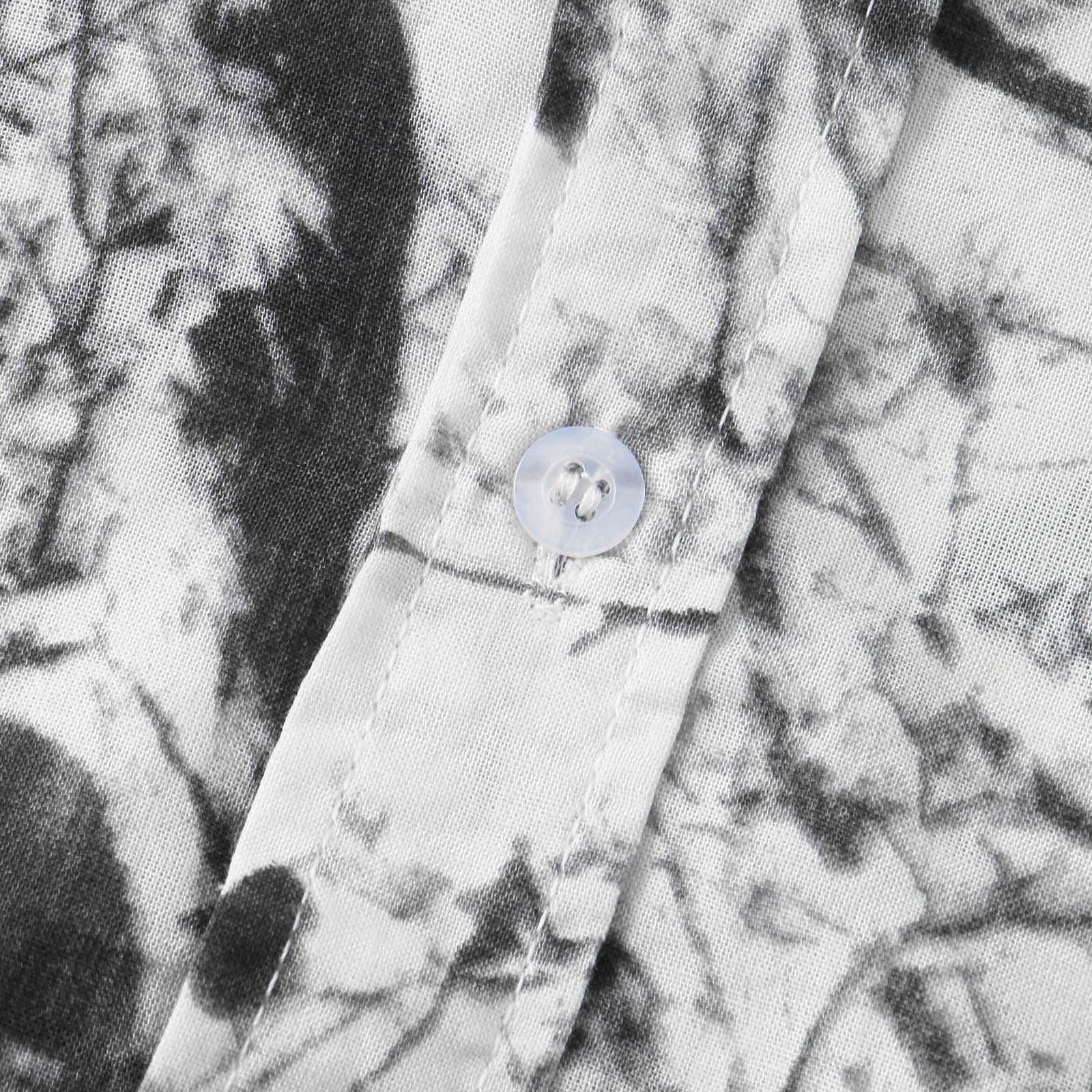 Camisa Manga Curta Estampada Lince Floral