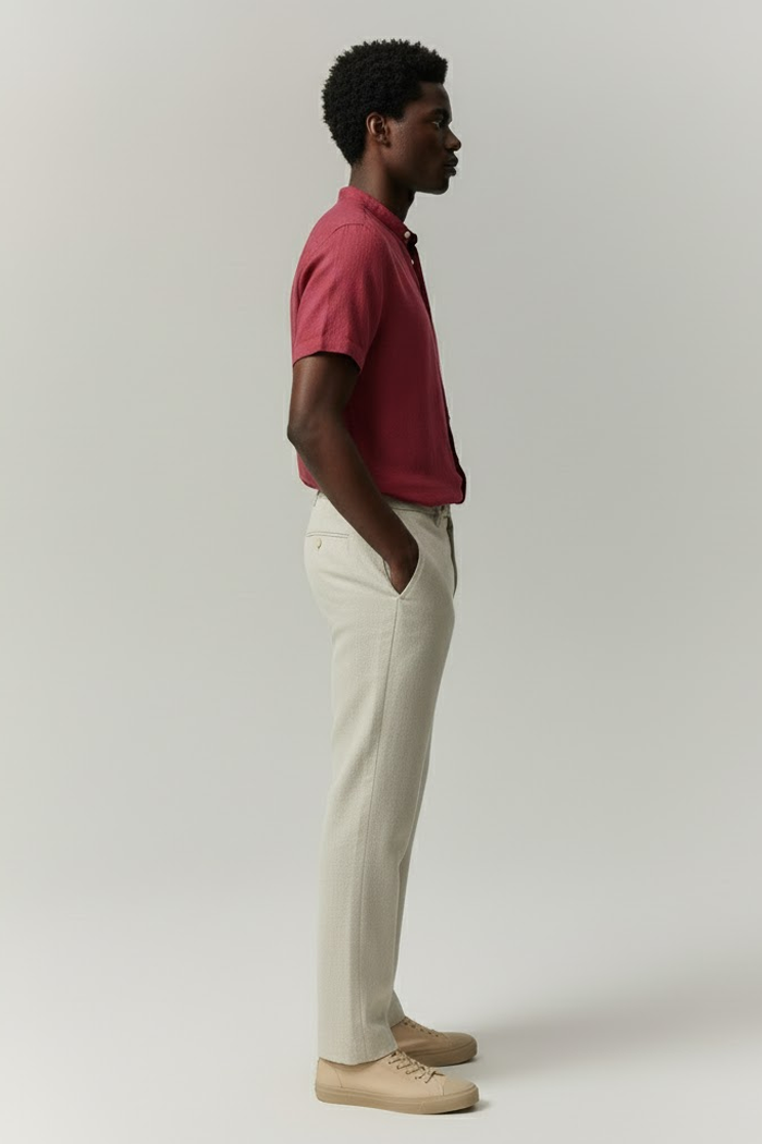 Camisa Masculina Lisa Gola Padre Lince