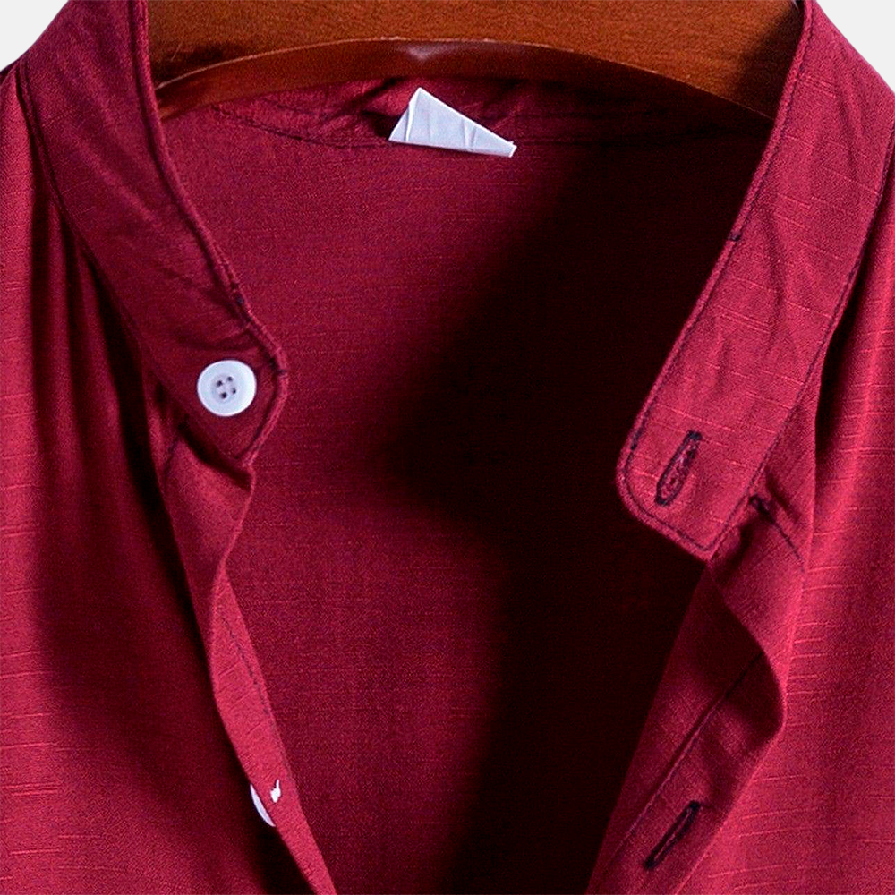 Camisa Masculina Lisa Gola Padre Lince