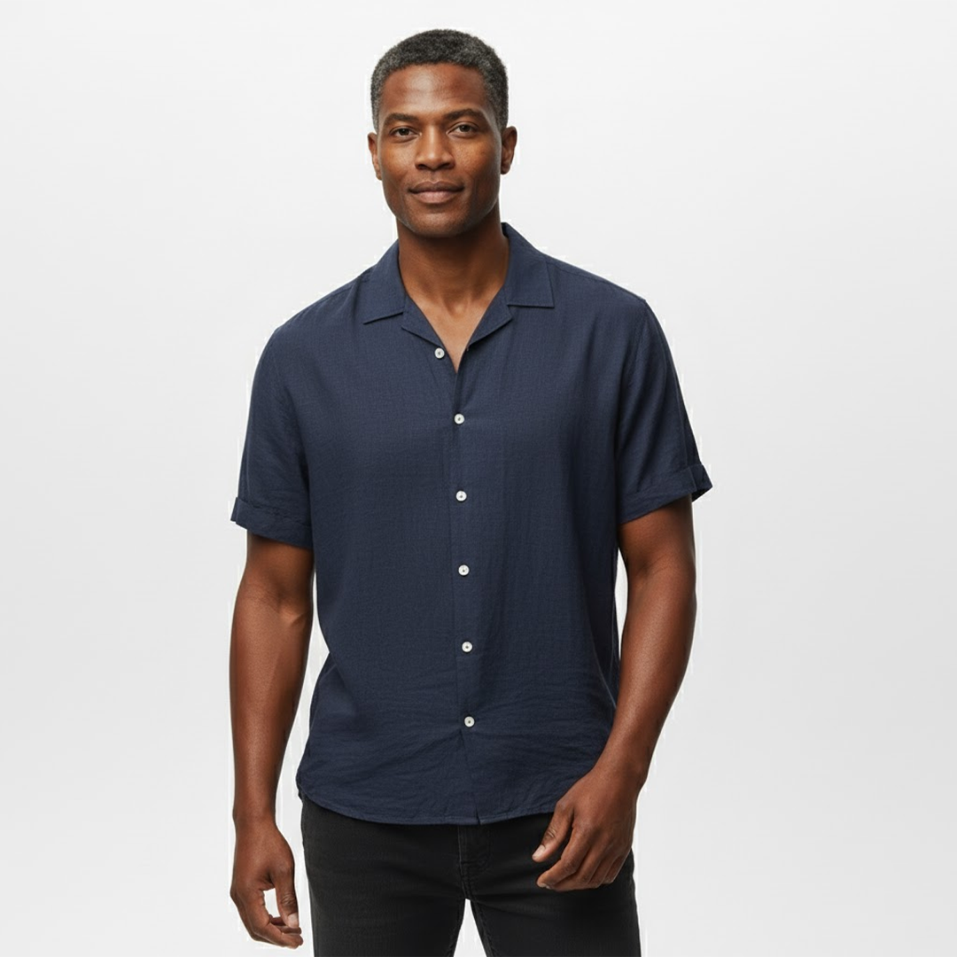 Camisa Manga Curta Lisa Lince Everyday